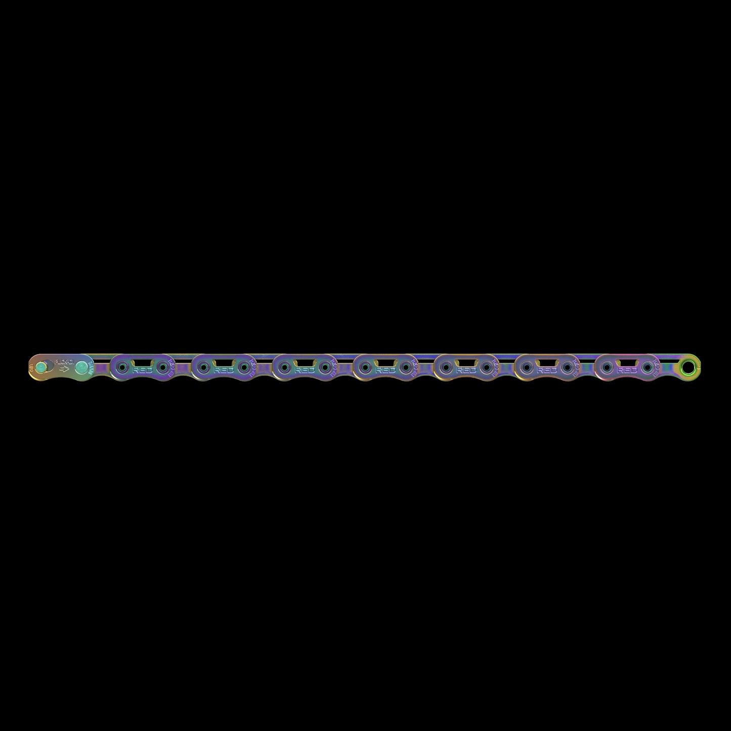 SRAM CN Red E1 12spd Rainbow Chain with Powerlock 126L