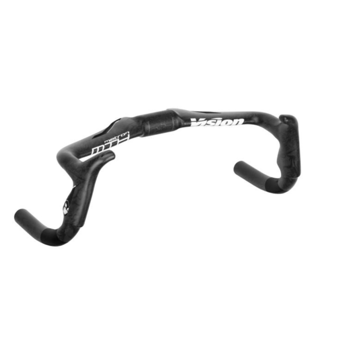 Vision Metron Track Handlebar Black 31.8x365mm with White Decal