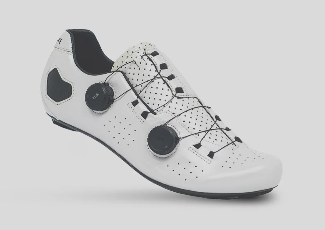 Lake CX333 Road Shoes, Regular, White/Black 43