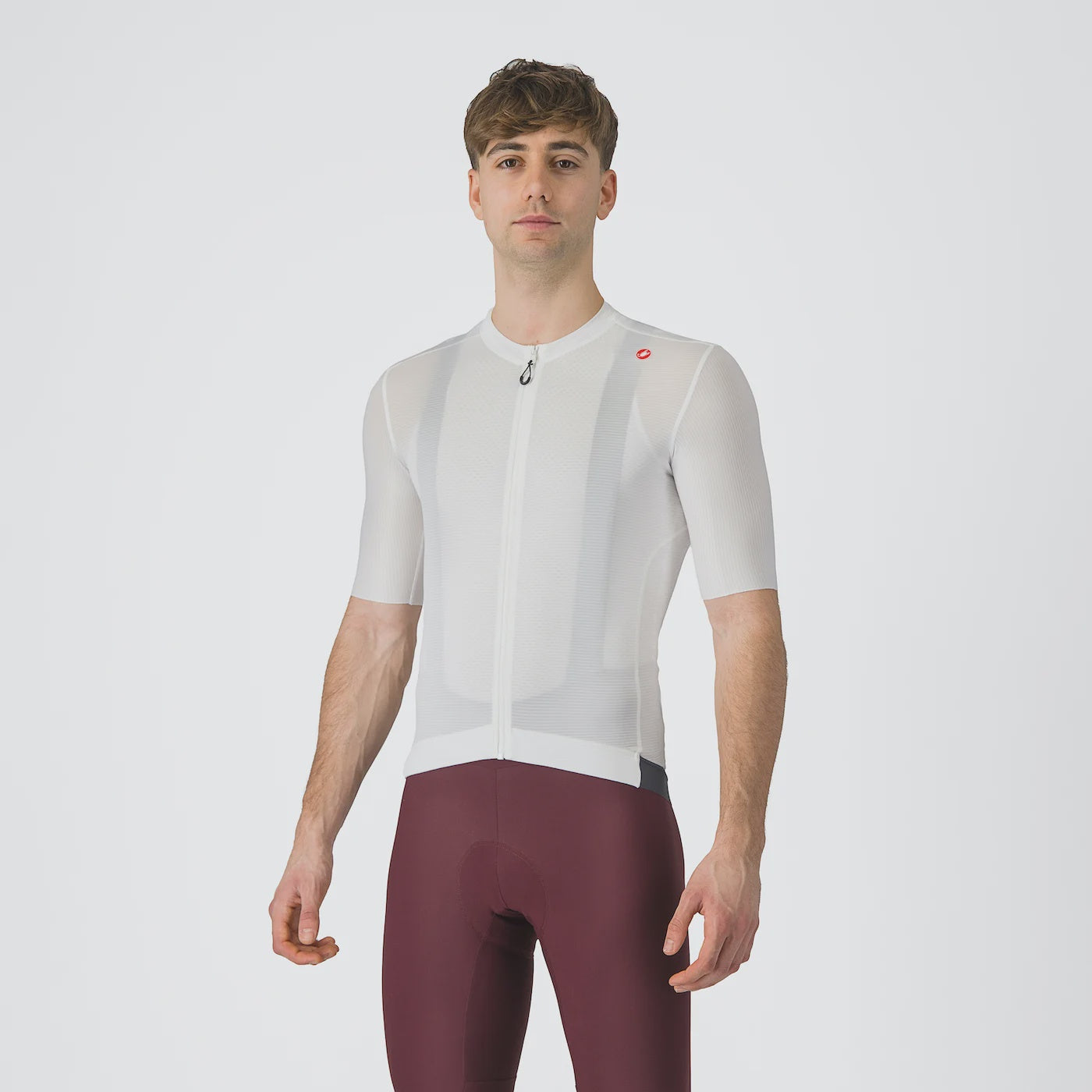 Castelli Espresso Jersey Ivory/Dark Gray XS