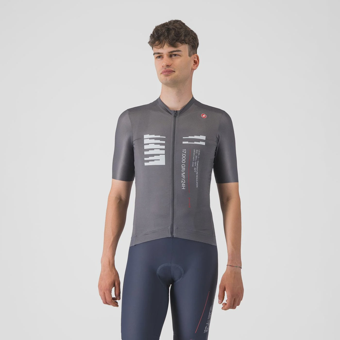 Castelli Espresso R-A/D Jersey Smoky Gray M