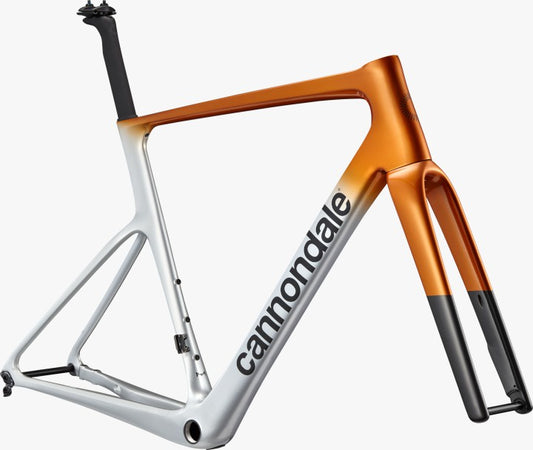 Cannondale SuperSix EVO Hi-Mod Disc SLV Fine Silver/Tiger Eye - 56