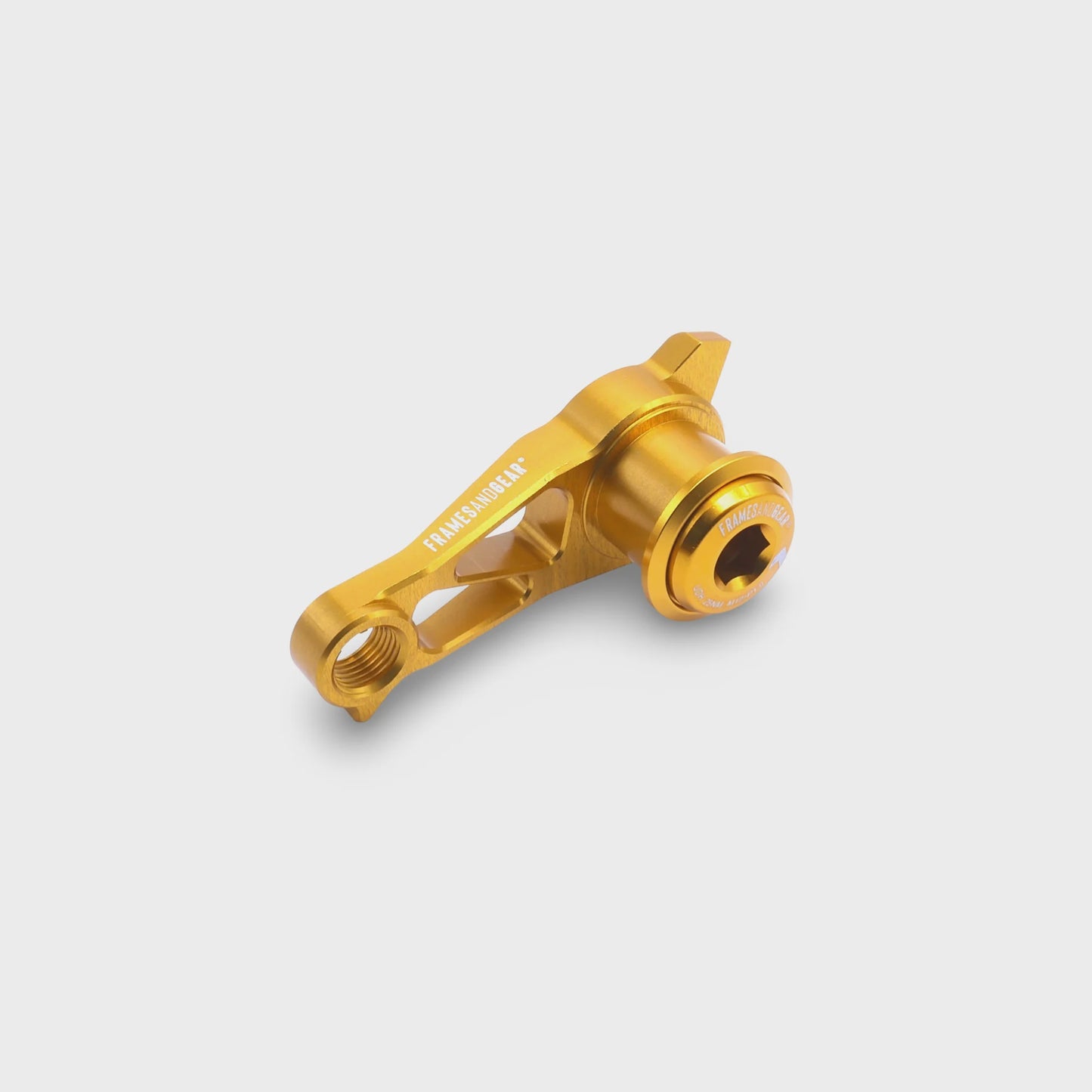 Frames And Gear Disc Brake Derailleur Hanger for UDH Systems (Shimano Shifting) - Yellow