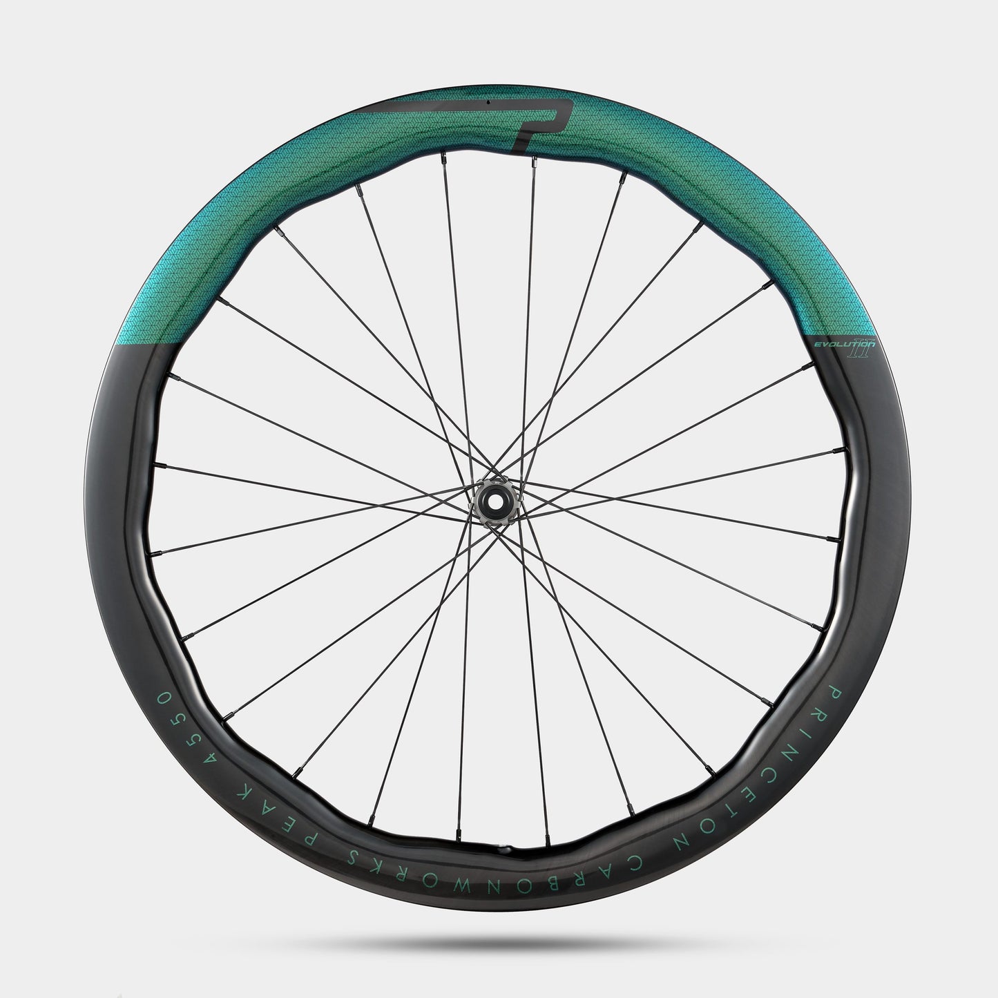 Princeton CarbonWorks PEAK 4550 EVO II Disc, Gloss Chameleon Decal, Tactic TR01.V2 Disc, Gunmetal