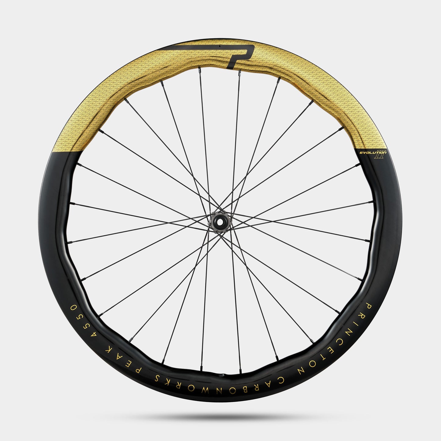 Princeton CarbonWorks PEAK 4550 EVO II Disc, Gold Decal, Tactic TR01.V2 Disc, Gunmetal