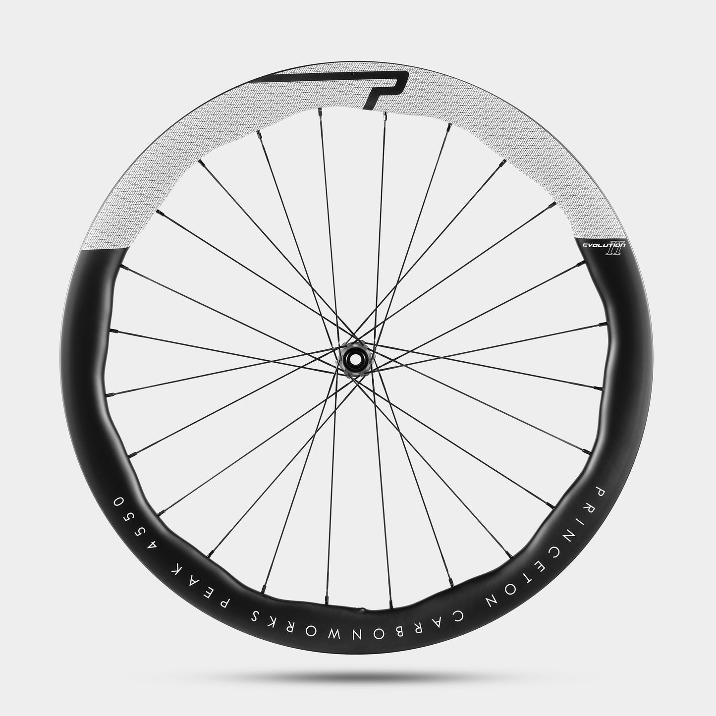 Princeton CarbonWorks PEAK 4550 EVO II Disc, Matte White Decal, Tactic TR01.V2 Disc, Gunmetal