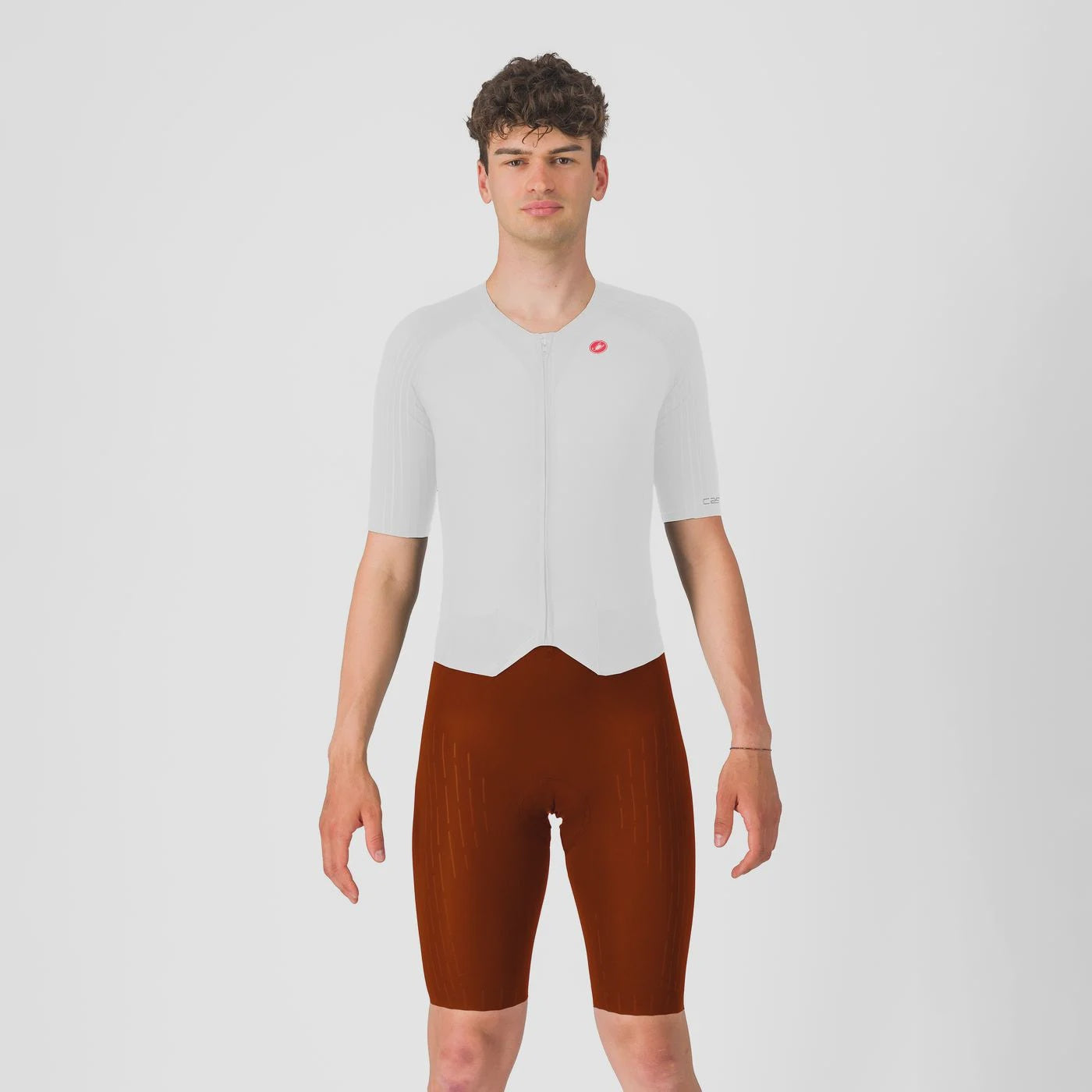 Castelli Sanremo S Speed Suit White/Deep Mocha S