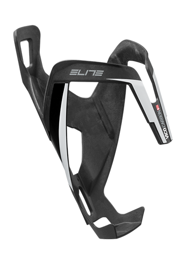 Elite Bottle Cage Vico Carbon Matte White