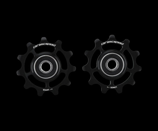 Ceramic Speed Pulley Wheels Shimano 12s 9250/8150/7150 Black