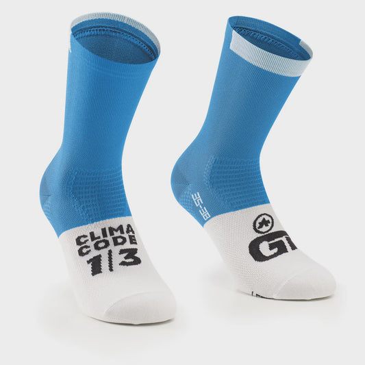 ASSOS Cyber Blue GT Socks C2 Size 0