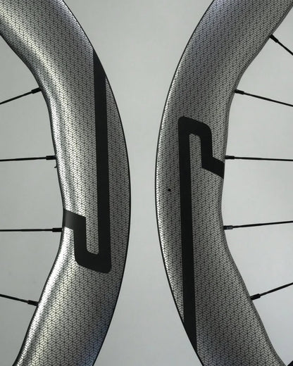 Princeton CarbonWorks WAKE 6560 EVO II Disc, Matte Chrome Decal, Tactic TR01.V2 Disc, Gunmetal