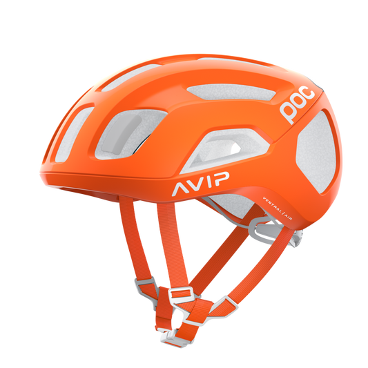 POC Ventral AIR WF Spin Lead Zink Orange AVIP Medium