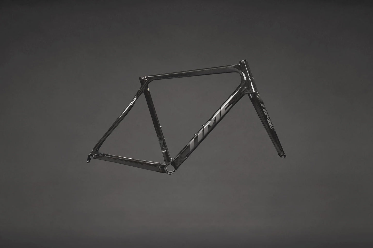 TIME Alpe d'Huez Rim Brake Frameset Gloss Carbon/Matte Grey XS