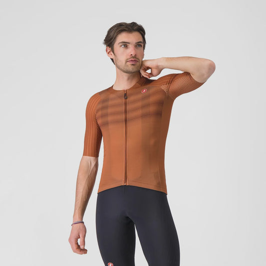 Castelli Aero Race 8S Jersey Mocha XS
