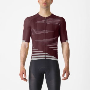 Castelli Climber's 4.0 Jersey Deep Bordeaux/Silver Moon XS