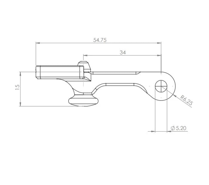 Exposure Lights Action Camera Arm Mount to Exposure Cleat