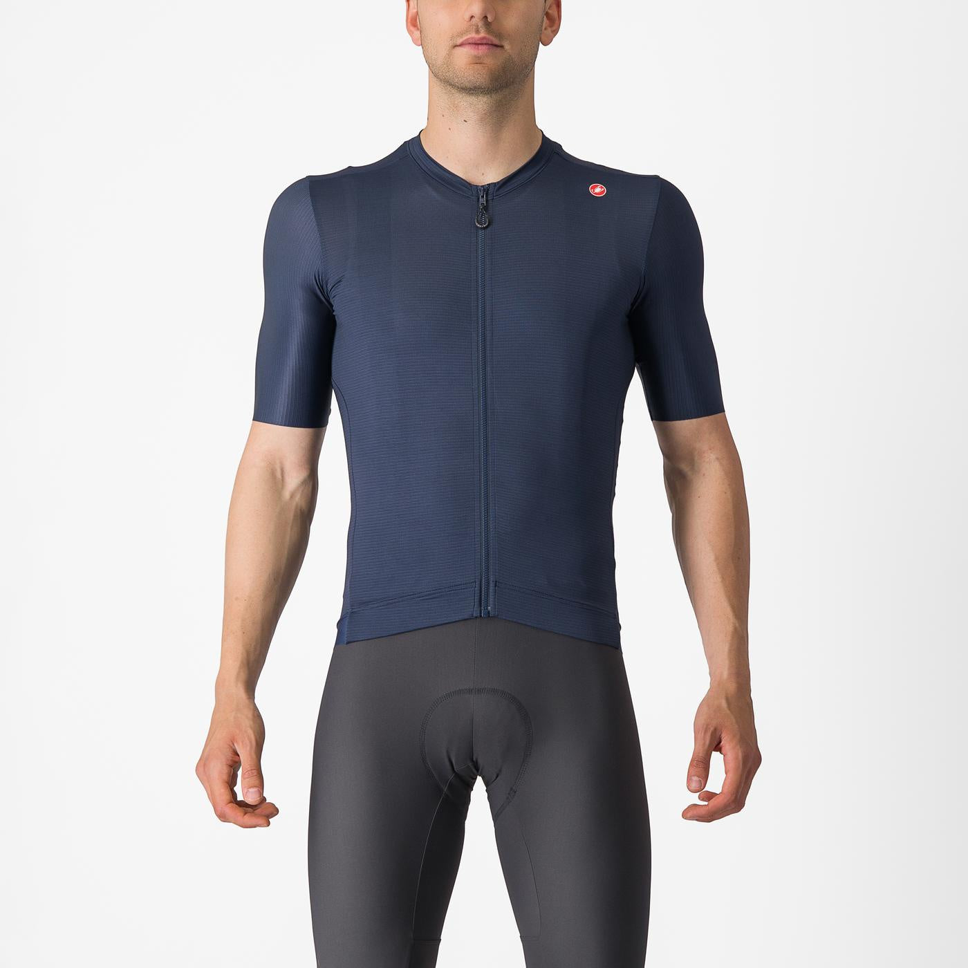 Castelli Espresso Jersey Belgian Blue XS