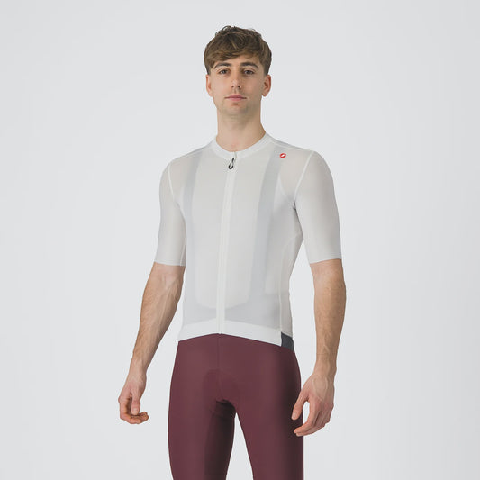 Castelli Espresso Jersey Ivory/Dark Gray XS