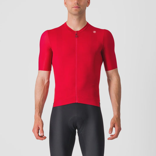 Castelli Espresso Jersey Rich Red/Deep Bordeaux XS