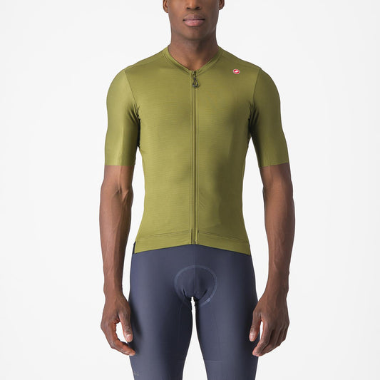 Castelli Espresso Jersey Sage/Electric Lime M