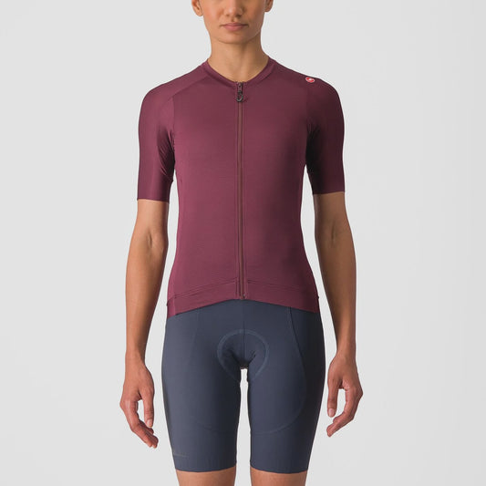 Castelli Espresso Women Jersey Deep Bordeaux XS