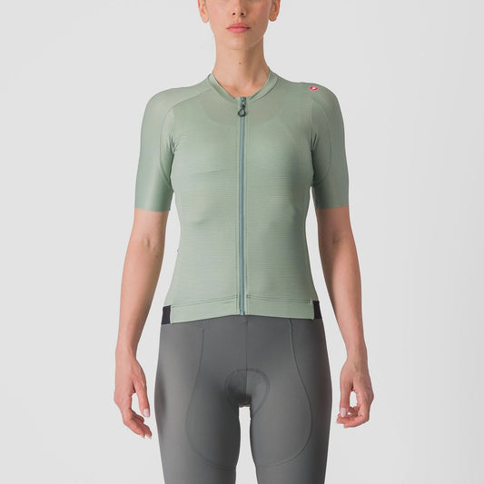 Castelli Espresso Women Jersey Defender Green/Deep Green XS