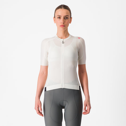 Castelli Espresso Women Jersey Ivory/Dark Gray XS