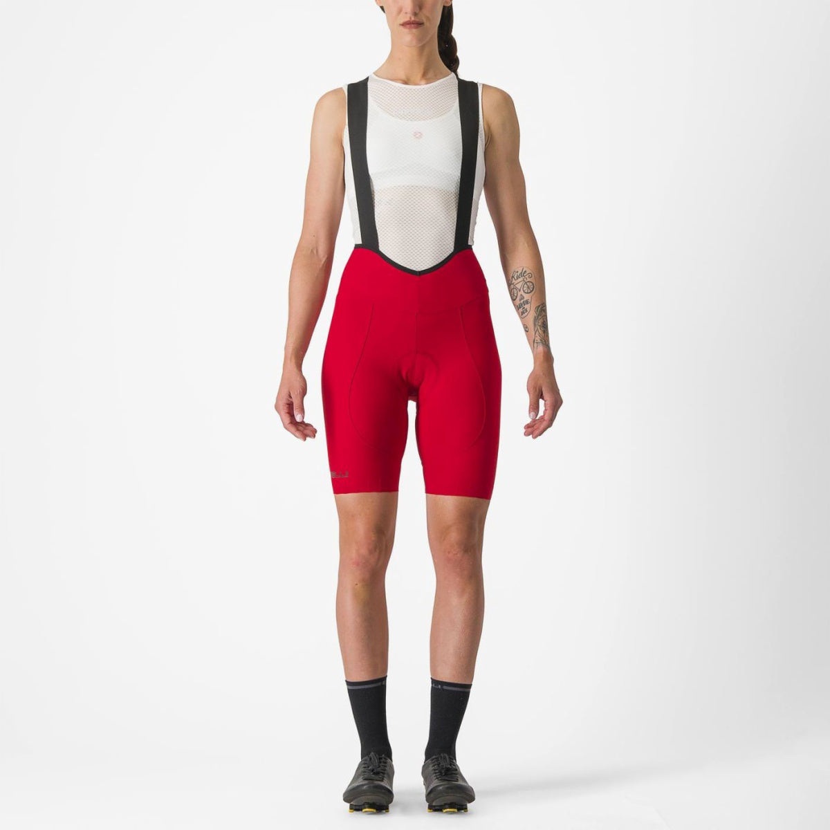 Castelli Espresso Women Droptail Bibshort Rich Red XS