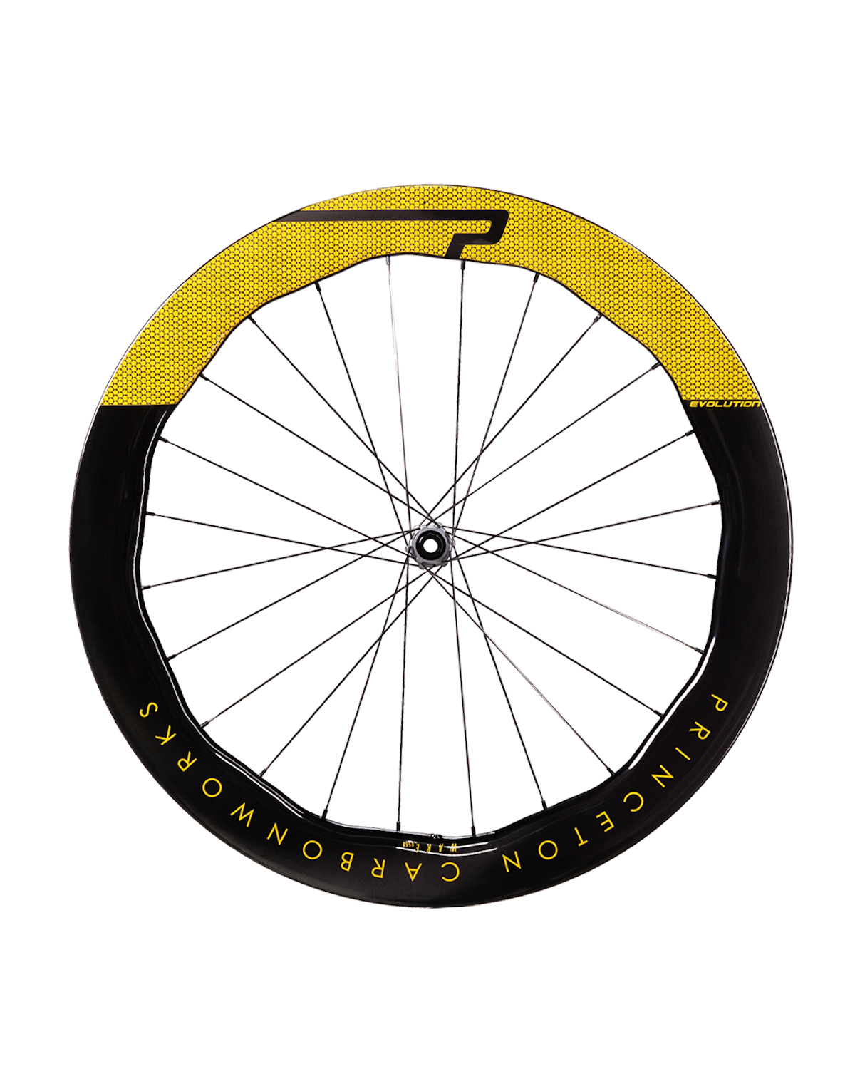 Princeton CarbonWorks WAKE 6560 EVOLUTION Disc, Tour Yellow Decal, Tactic TR01 Disc, Gunmetal