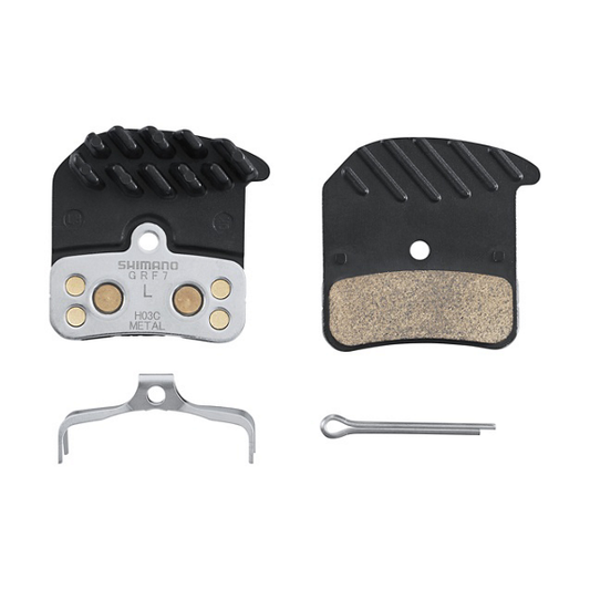 Shimano Metal Pad With Fin & Spring H03C