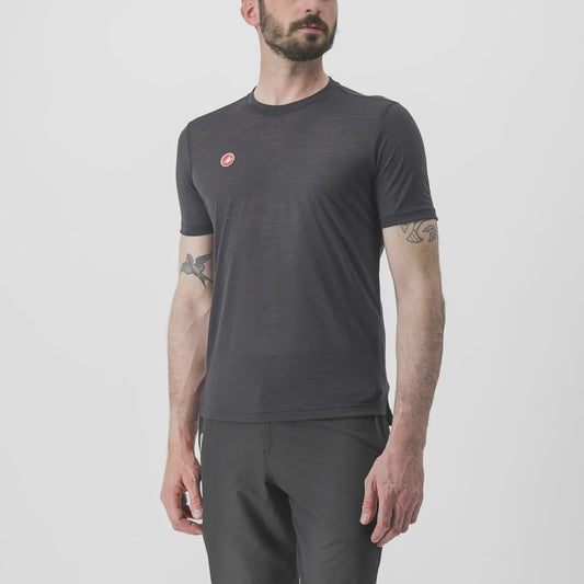 Castelli Merino Tee Light Black M