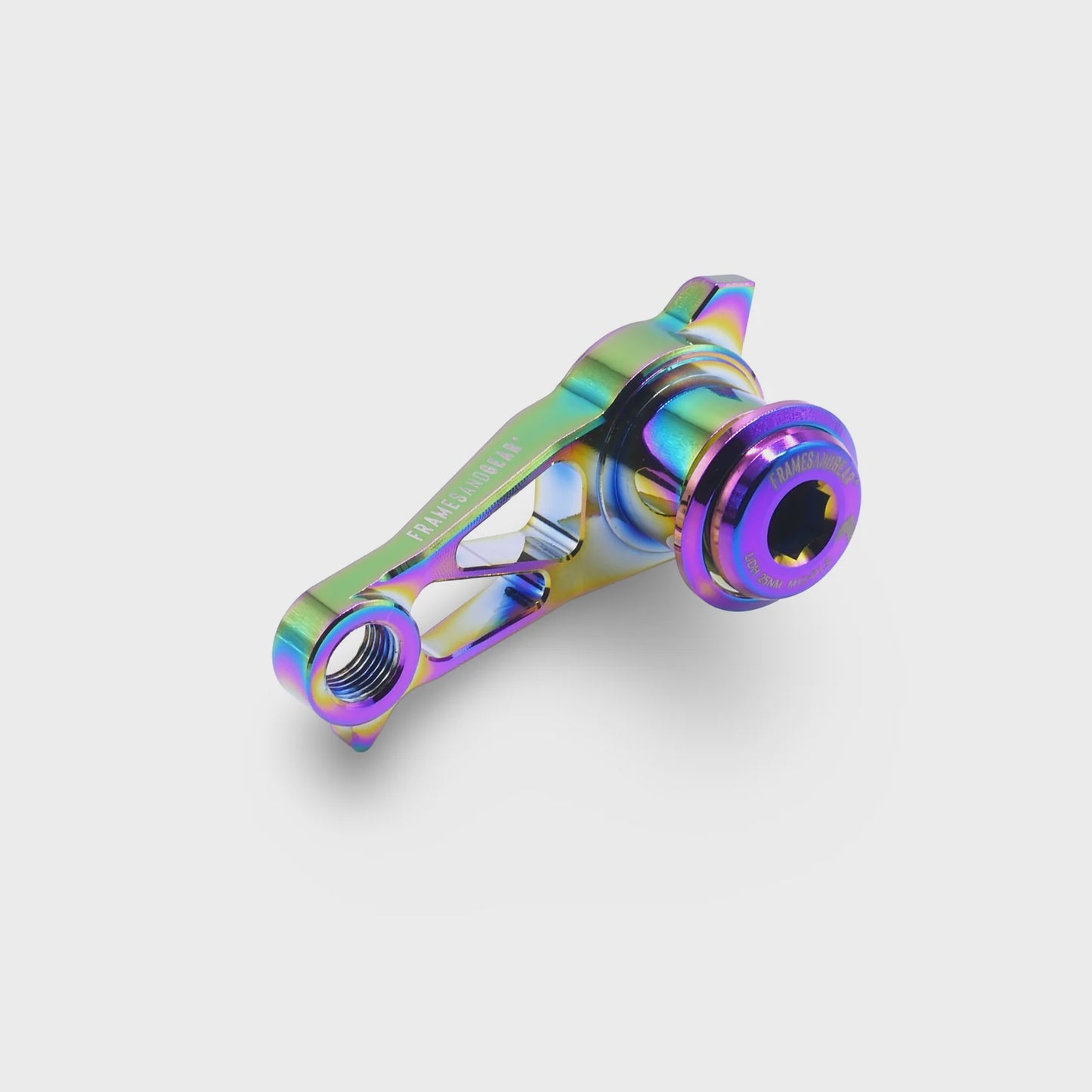 Frames And Gear Disc Brake Derailleur Hanger for UDH Systems (Shimano Shifting) - Oil Slick