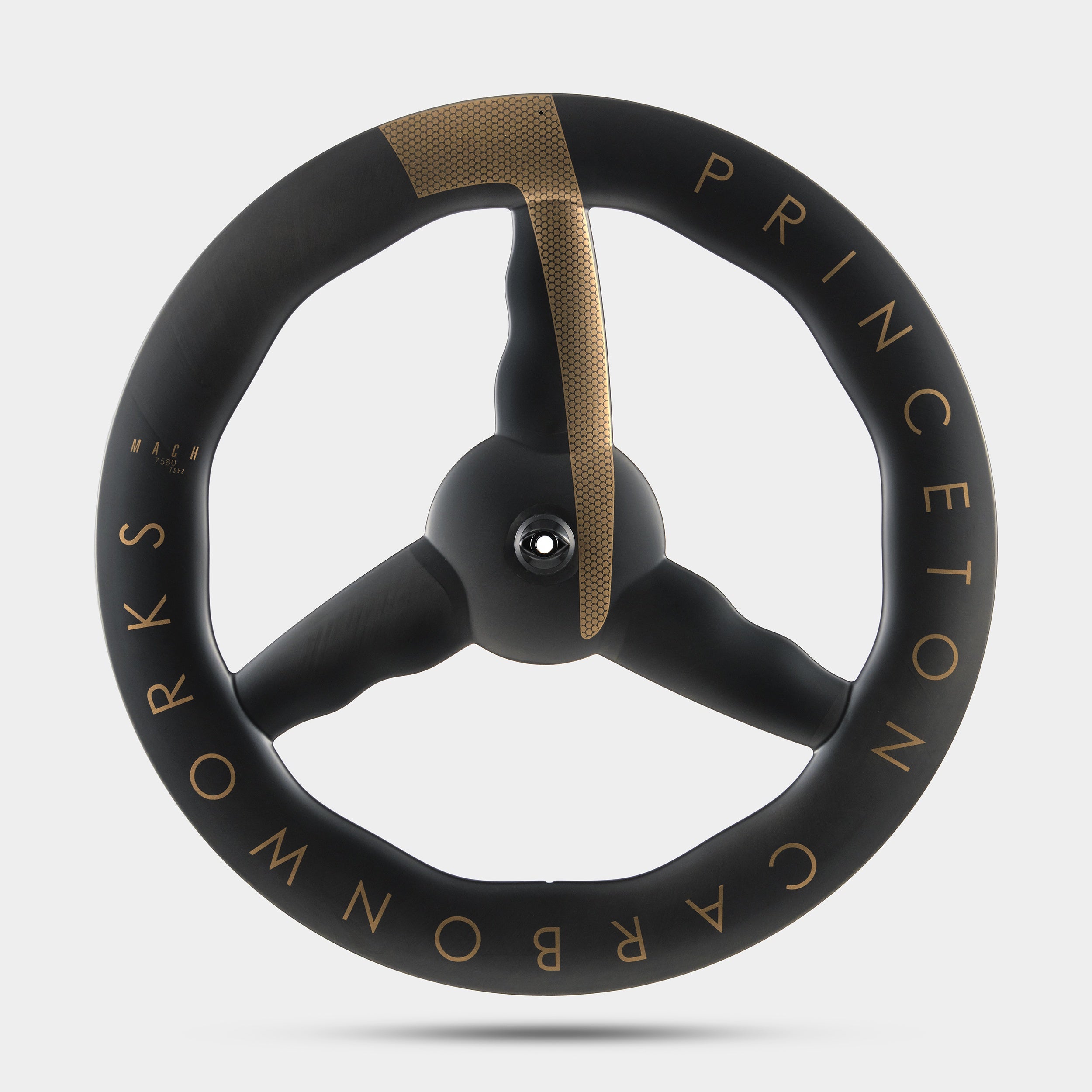 Princeton CarbonWorks MACH 7580 TSV2 Set Disc, Matte Bronze Decal, Tactic TR01, Black