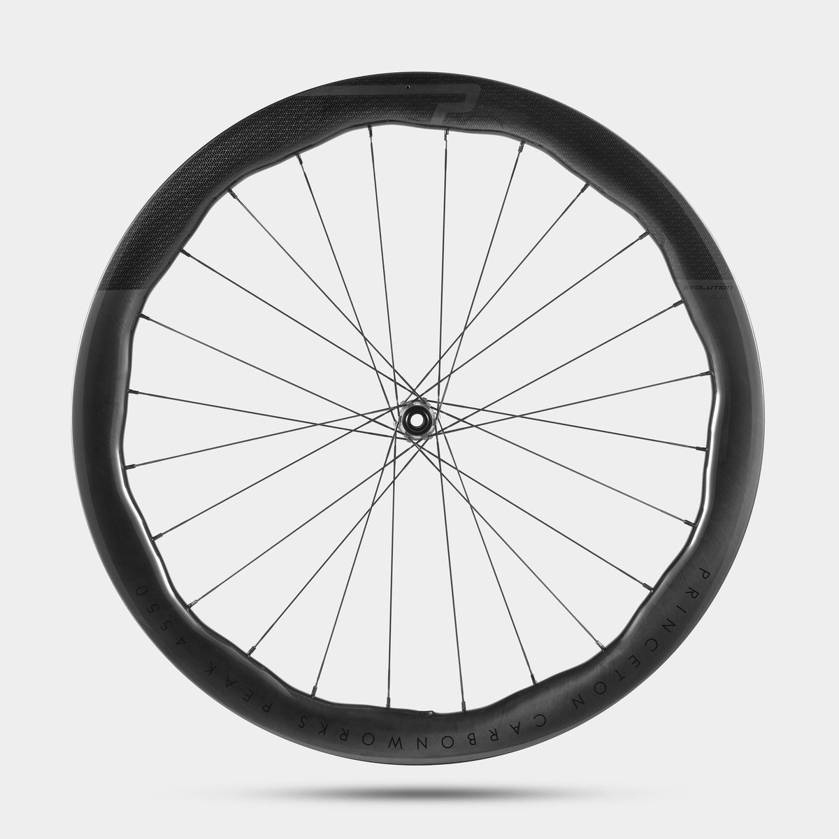 Princeton CarbonWorks PEAK 4550 EVO II Disc, Gloss Black Decal, Tactic TR01.V2 Disc, Gunmetal