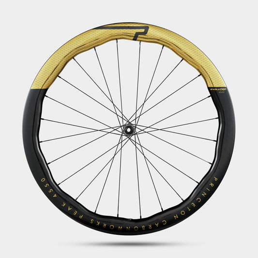 Princeton CarbonWorks PEAK 4550 EVO II Disc, Gold Decal, Tactic TR01.V2 Disc, Gunmetal