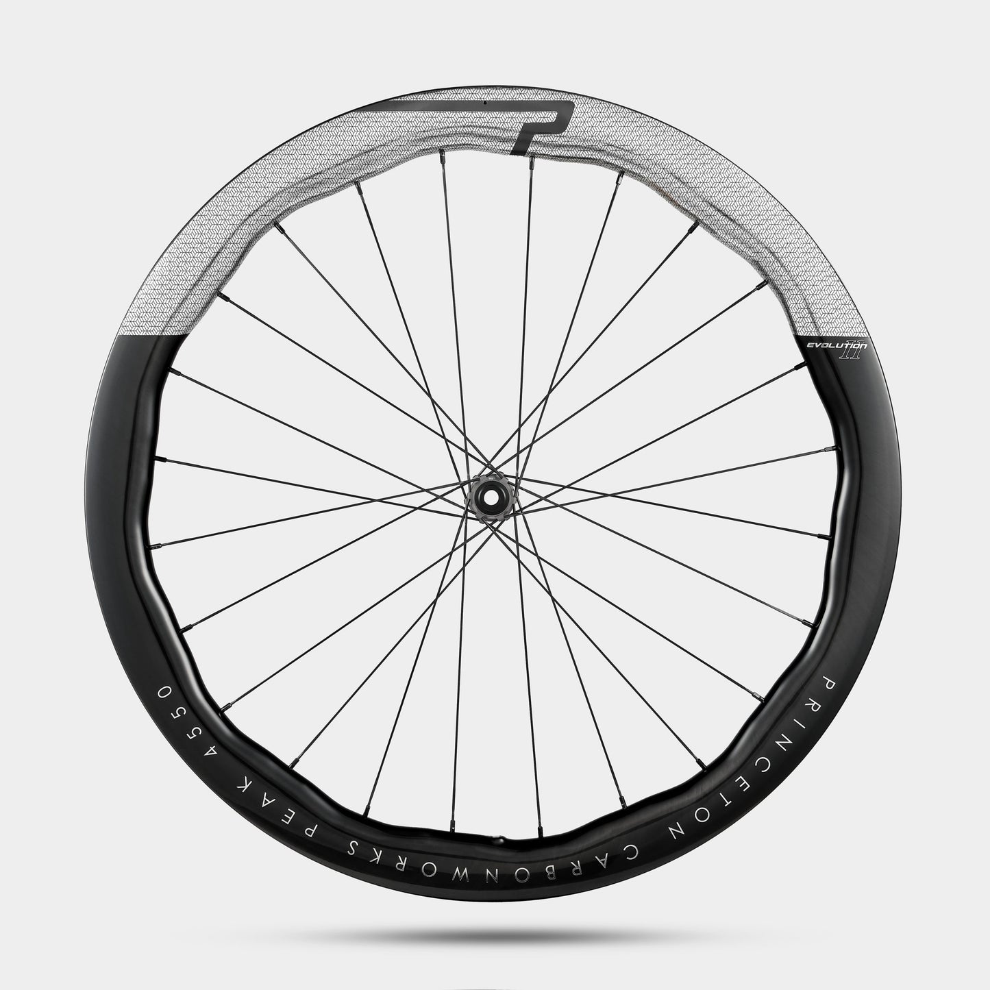 Princeton CarbonWorks PEAK 4550 EVO II Disc, Chrome Decal, Tactic TR01.V2 Disc, Gunmetal