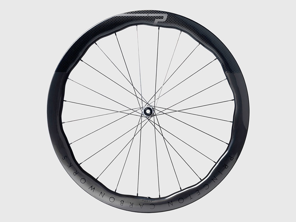 Princeton CarbonWorks PEAK 4550 EVOLUTION Disc, Gloss Black Decal, White Industries CLD, Black