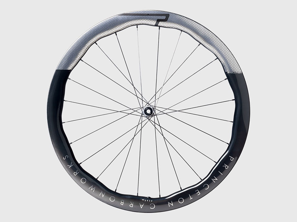 Princeton CarbonWorks PEAK 4550 EVOLUTION Disc, Chrome Decal, Tactic TR01 Disc, Silver Hub