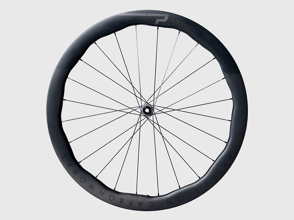 Princeton CarbonWorks PEAK 4550 EVOLUTION Disc, Matte Black Decal, White Industries CLD, Black