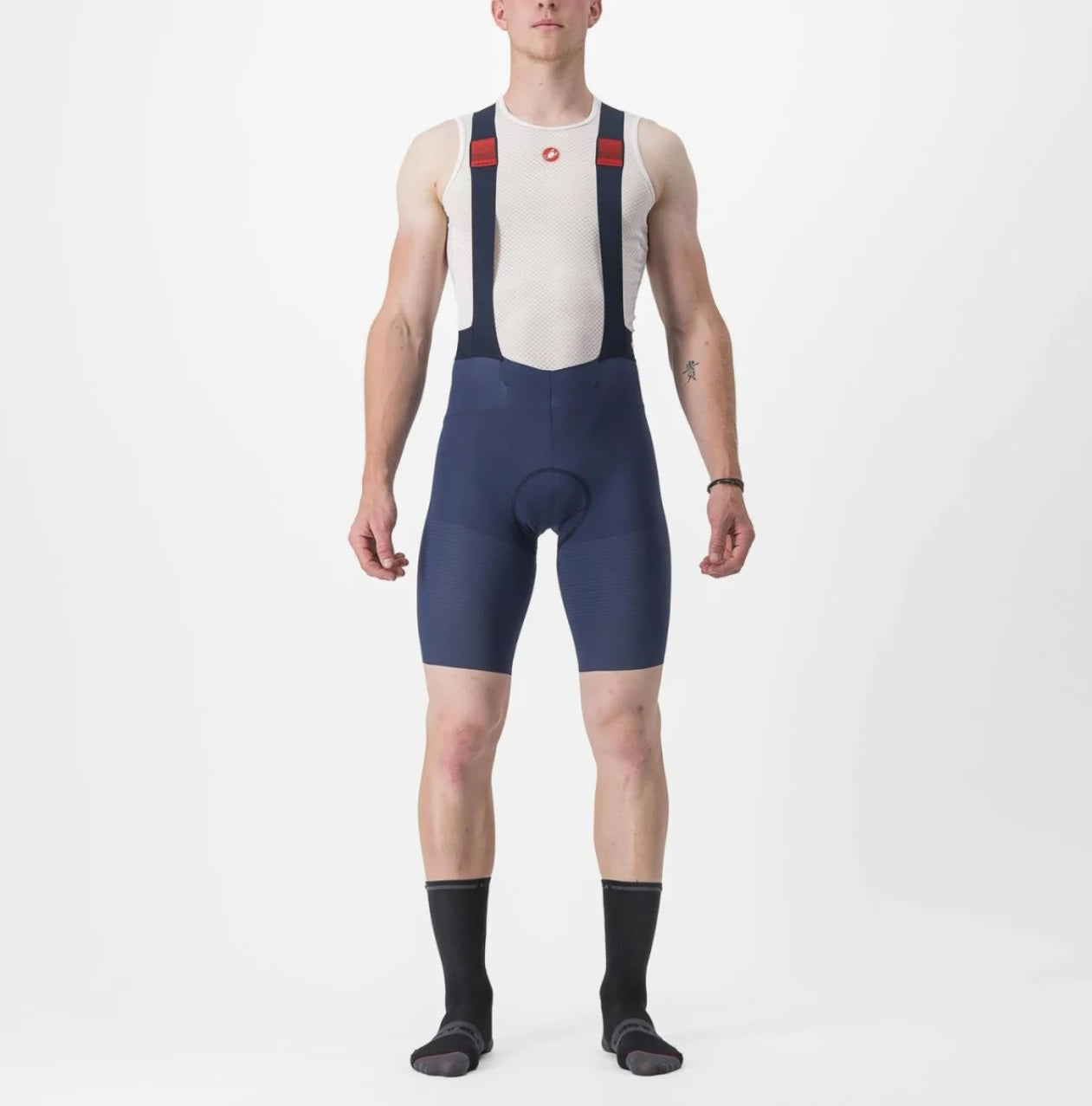 Castelli Premio Black Bibshort Belgian Blue XS