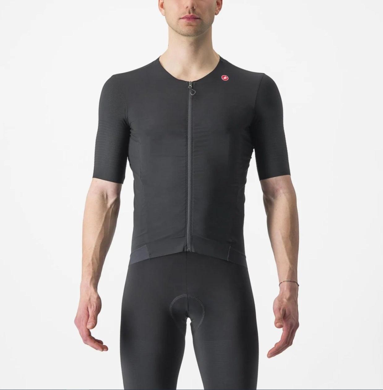 Castelli Premio Black Jersey Light Black/Black L