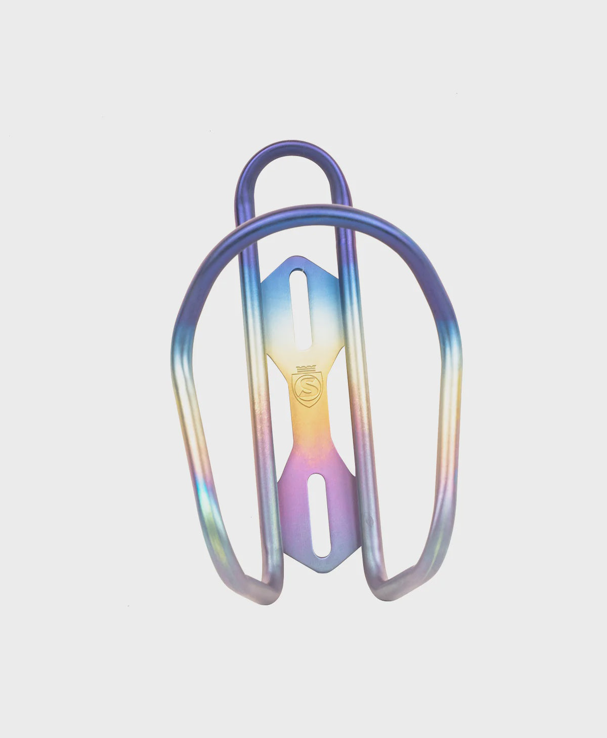 SILCA Sicuro Titanium V2 Bottle Cage - Rainbow