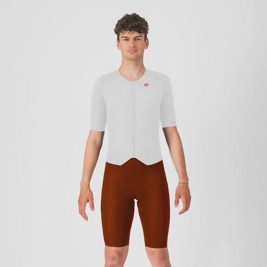 Castelli Sanremo S Speed Suit White/Deep Mocha S