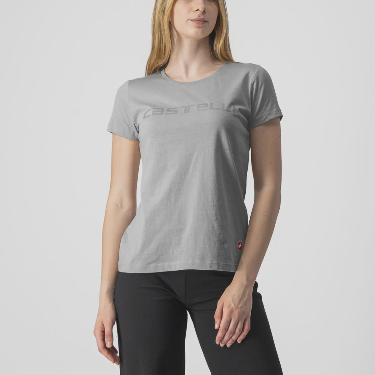 Castelli Sprinter Women Tee Melange Light Gray XS