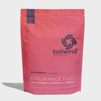 Tailwind Nutrition Endurance Fuel 50 Servings Raspberry Caffeinated