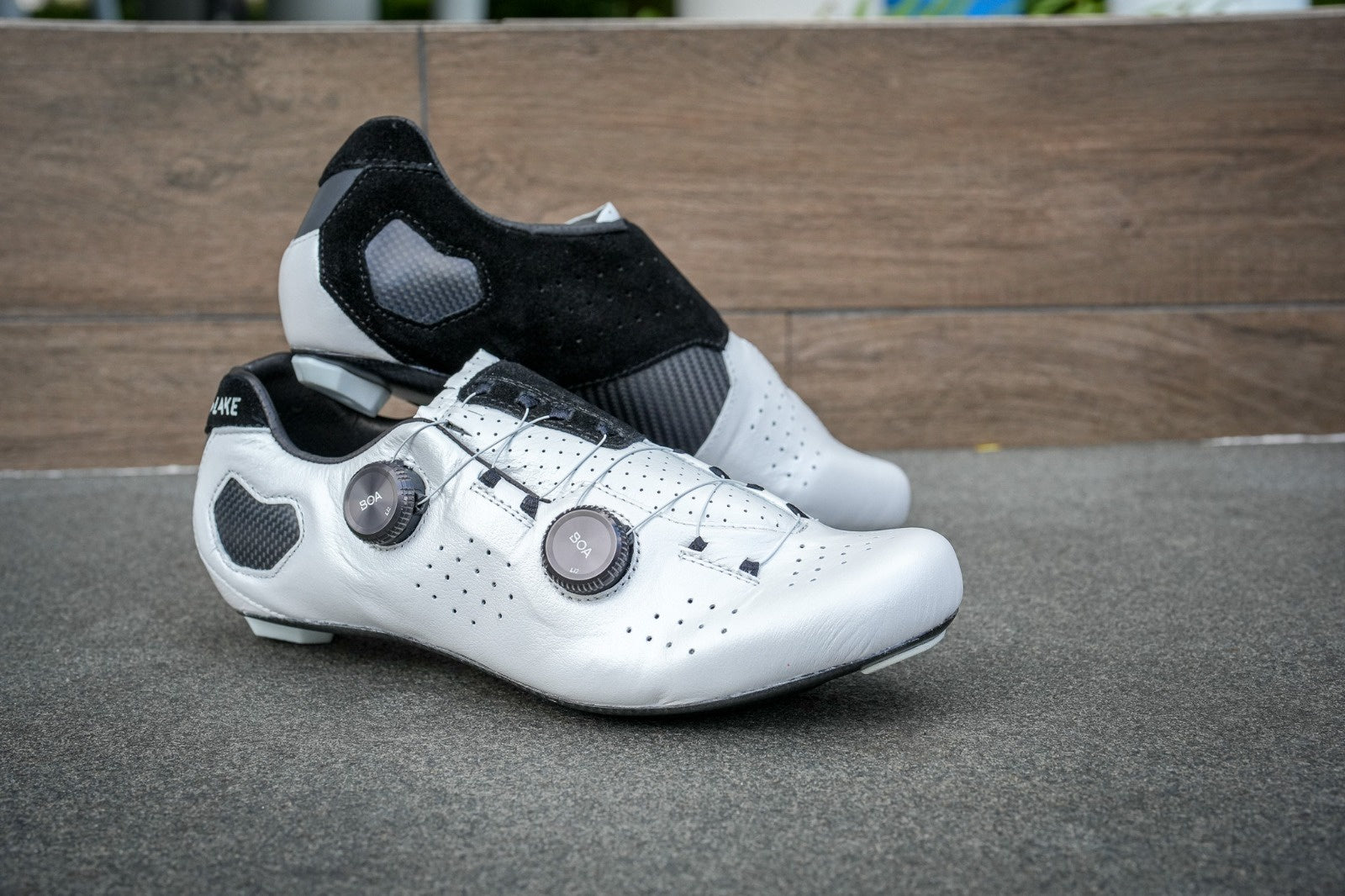 Lake CX333 Road Shoes, Regular, Custom Men White/Black 39