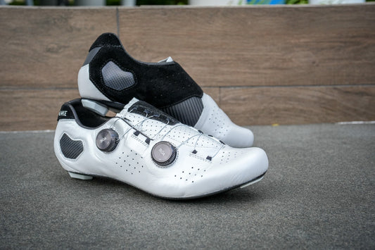 Lake CX333 Road Shoes, Regular, Custom Men White/Black 44.5