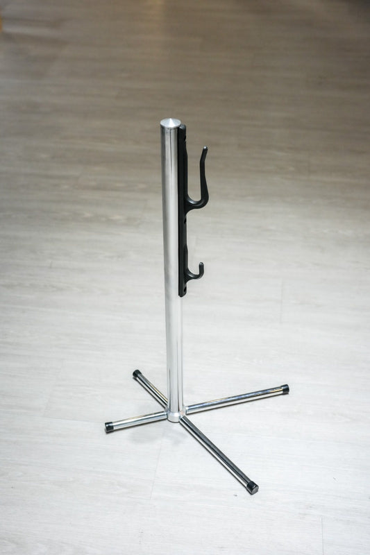 Zane Industries Dual Hook Bike Stand Silver