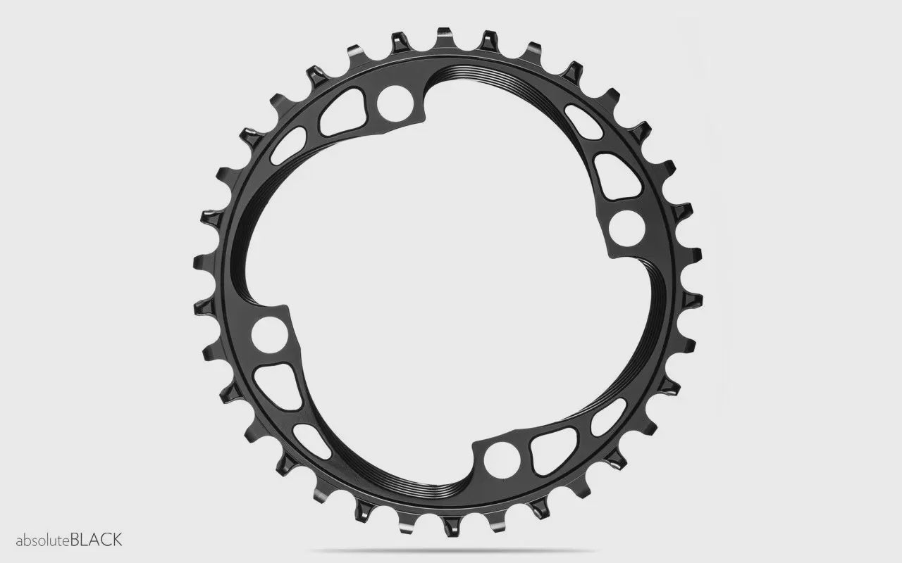 Absolute Black Round 104 BCD Chainring 34T