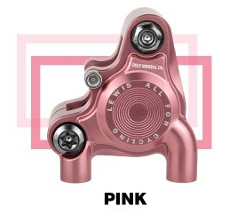 Lewis Ultimate Lightweight Flat Mount Road Bike Caliper SLR Shimano - Pink